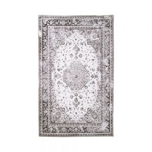 Havana Teppich, schwarz/weiß 160x230