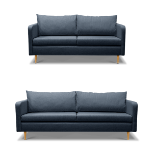 Elvira 2+3-Personen Sofa-Set, blau