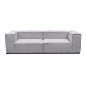 Lissabon grau XL 2 Sitzer Sofa